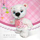 Teddy bear with children's metric for girls. Teddy Bears. Marina Eretnova. My Livemaster. Фото №4