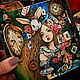 Гримуар "Алиса в стране чудес". Гримуар. The_tarot_book. Ярмарка Мастеров.  Фото №9