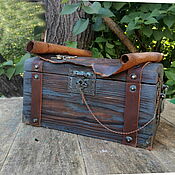 Для дома и интерьера handmade. Livemaster - original item Pirate treasure chest with internal drawer. Handmade.