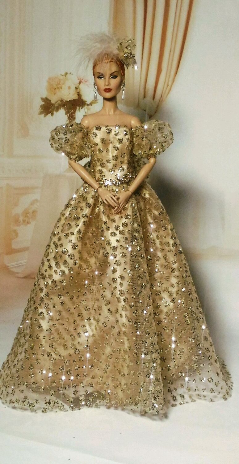 Одежда для Барби. Вечернее платье "Золото Сахары" – заказать на Ярмарке ...