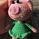 Pig. Stuffed Toys. strand of wool. Online shopping on My Livemaster.  Фото №2