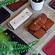 Leather wallet - business card holder IOWA, Business card holders, Volgograd,  Фото №1