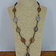 Necklace made of natural stones Jasper and labradorite, Necklace, Velikiy Novgorod,  Фото №1