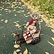  Кот на Самоходной Карете. Тедди Зверята. Валерия :-) (shapovalovav). Ярмарка Мастеров.  Фото №4