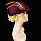 Order Mini Tricorn Cherry. Novozhilova Hats. Livemaster. . Hats1 Фото №3