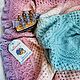 Knitted blanket 'Chrysanthemum' wool blend, Blankets, Chelyabinsk,  Фото №1