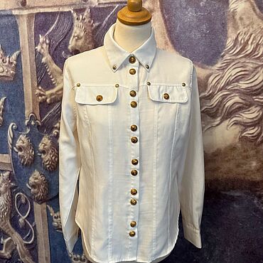 Винтаж ручной работы. Ярмарка Мастеров - ручная работа Винтаж: Блуза Balmain оригинал размер 44-46. Handmade.