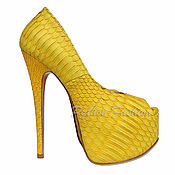 Обувь ручной работы handmade. Livemaster - original item Summer shoes from Python-MIRAGE. Handmade.