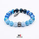 Bracelet made of natural stones 'Gifts of the sea', Bead bracelet, Moscow,  Фото №1