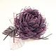 Brooch - handmade flower made of fabric BlackBerry Lotus, Brooches, St. Petersburg,  Фото №1