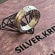 Серебряное кольцо с муассанитом. Кольца. Silver.krd. Интернет-магазин Ярмарка Мастеров.  Фото №2