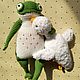 Гусь, гусь обнимусь, гусь для вашей игрушки. Амигуруми куклы и игрушки. Vivika12. Ярмарка Мастеров.  Фото №4