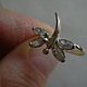 Order Ring 'DRAGONFLY' CUBIC Zirconia,silver 925. Gems&Silver Jewelry. Livemaster. . Rings Фото №3