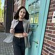 Рубашка женская льняная Оверсайз, цвет ромб серый, Рубашки, Калининград,  Фото №1