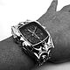 Часы из серебра Great Cross AZW-002S. Часы наручные. Blacksilver. Ярмарка Мастеров.  Фото №6