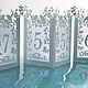'Weightlessness ' room on the table. Guest Seating Chart. Evrica (Evrica). My Livemaster. Фото №5