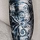 Декоративная подушка SCROLLS COL. MIDNIGHT, hand made. Подушки. VGM-shop (vgm-shop). Ярмарка Мастеров.  Фото №6