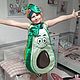 Order Funny Avocado Costume'. ludmila7070. Livemaster. . Carnival costumes for children Фото №3