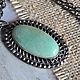 Order Pendant with jade on a long chain 'Forest fragrance'. Olga Lado. Livemaster. . Pendants Фото №3