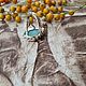 Кольцо с амазонитом. Кольца. Vadjra-jewelry. Ярмарка Мастеров.  Фото №10