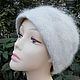 Шапка валяная из шерсти альпаки а-ля МаксМара. Шапки. ELF's Felt Елена Фадеева. Ярмарка Мастеров.  Фото №6