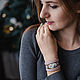 Bracelet made of natural stones for women, Bead bracelet, Cheremshanka,  Фото №1