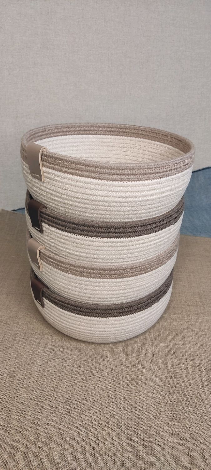 Корзина из шнура в интернет-магазине Ярмарка Мастеров по цене 900 ...