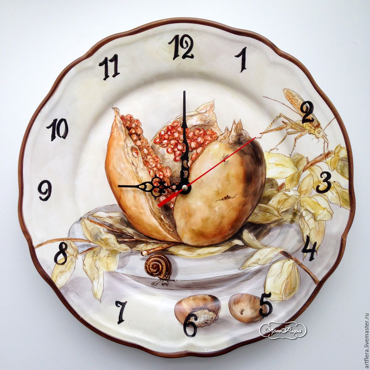 Часы и картины на кухню