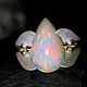 Ring 'White Orchid' with opal, Rings, Moscow,  Фото №1