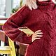 Заказать Свитер, вязаный вручную женский. Knitting_larka. Ярмарка Мастеров. . Свитеры Фото №3