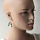 Order Double earrings 'Beauty' silver, emerald, pearl. Ekart Ekaterina Dmitrieva. Livemaster. . Earrings Фото №3