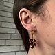 Earrings and a ring with cubic zirconia and accessories in yellow gilding. Jewelry Sets. Анюта (anna-bizgu-777). My Livemaster. Фото №5