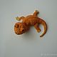Order Knitted lizard - fridge magnet ). Warm toys. Livemaster. . Magnets Фото №3