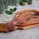 Деревянная тарелка с ручкой из можжевельника. Конфетницы. JuniperWoodcarving (woodjuniper). Ярмарка Мастеров.  Фото №4
