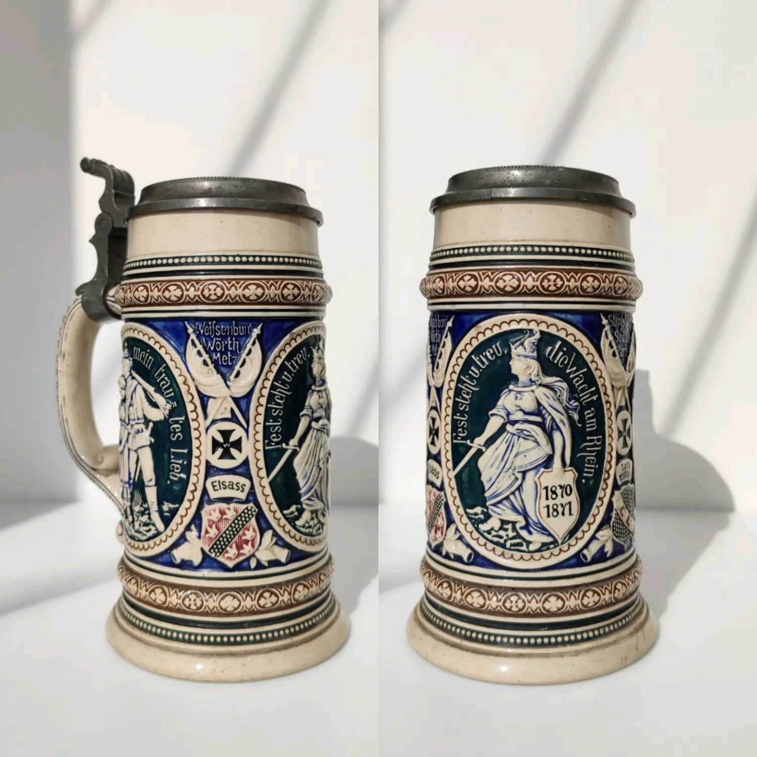 Винтаж: Пивная кружка Патриотика R. Merkelbach 1194 1/2 литр купить в ...