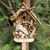 Дача и сад handmade. Livemaster - original item Sinichkin (Birdhouse) Lodge. Handmade.