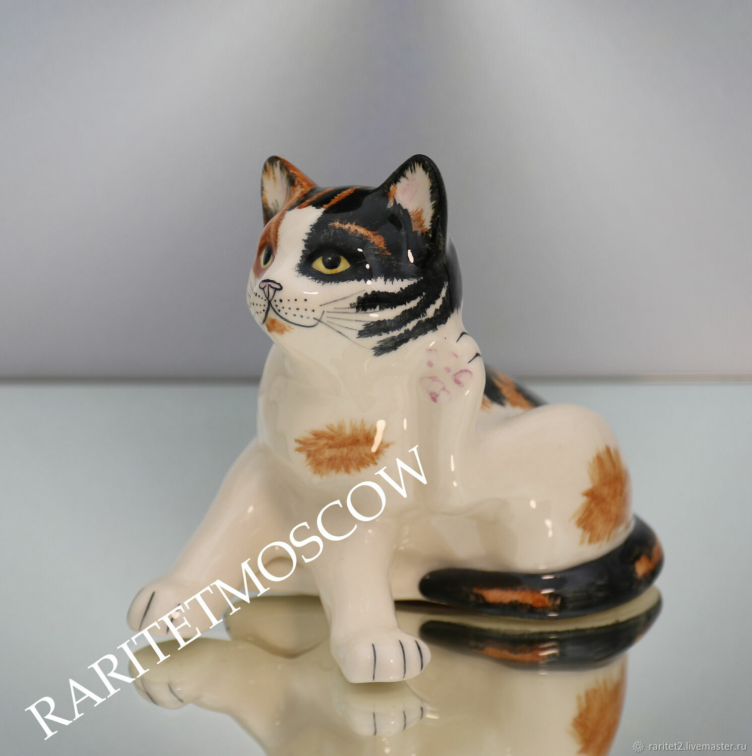 Винтаж: Кот кошка котенок статуэтка фарфор babbacombe pottery Англия 21 ...