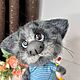 Вязаная игрушка Кот. Амигуруми куклы и игрушки. Кукляши от Наташи. Интернет-магазин Ярмарка Мастеров.  Фото №2