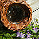 Плетёная ваза "Лето" для цветов и сухоцветов. Вазы. Интерьерное плетение. Интернет-магазин Ярмарка Мастеров.  Фото №2