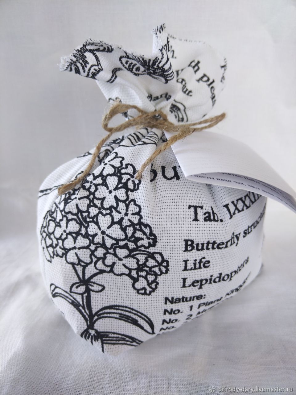 Tea as a gift in a linen bag, Tea and Coffee Sets, ,  Фото №1