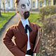 Авторская кукла «Чехов». Портретная кукла. ekaterinanovikovaartdolls. Интернет-магазин Ярмарка Мастеров.  Фото №2