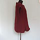 Order Knitted burgundy vest ' Bordeaux'. vyazanaya6tu4ka. Livemaster. . Vests Фото №3