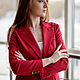 Classic Red PANTSUIT. Suits. BRAGUTSA. Online shopping on My Livemaster.  Фото №2