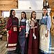 Передник длинный народный. Народные костюмы. Традиционный народный костюм .Сарафаны.Рубахи.Передники.Этностиль. Ярмарка Мастеров.  Фото №7