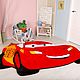 Детский коврик Машинка (Тачки Маквин) для малышей и детей. Игровой коврик. Детские костюмы, вигвамы, коврики (baby-suit). Интернет-магазин Ярмарка Мастеров.  Фото №2