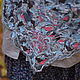 Платок уютный шейный бирюзовый для женщин. Платки. ●Zanka●авторская одежда и аксессуары. Ярмарка Мастеров.  Фото №5