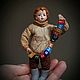 "Наряжаем елку"- ватная елочная игрушка, Куклы и пупсы, Москва,  Фото №1
