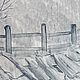 Туман осенний скрыл вершины гор. Картины. Елена Ботвина (Bekky-art). Интернет-магазин Ярмарка Мастеров.  Фото №2