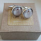 Order Silver plated cufflinks Vitruvian man. Linda (LKdesign). Livemaster. . Cuff Links Фото №3