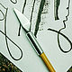 Cola pen Cola pen calligraphy and lettering. Drawing tools. Nik's Pens Shop. My Livemaster. Фото №4